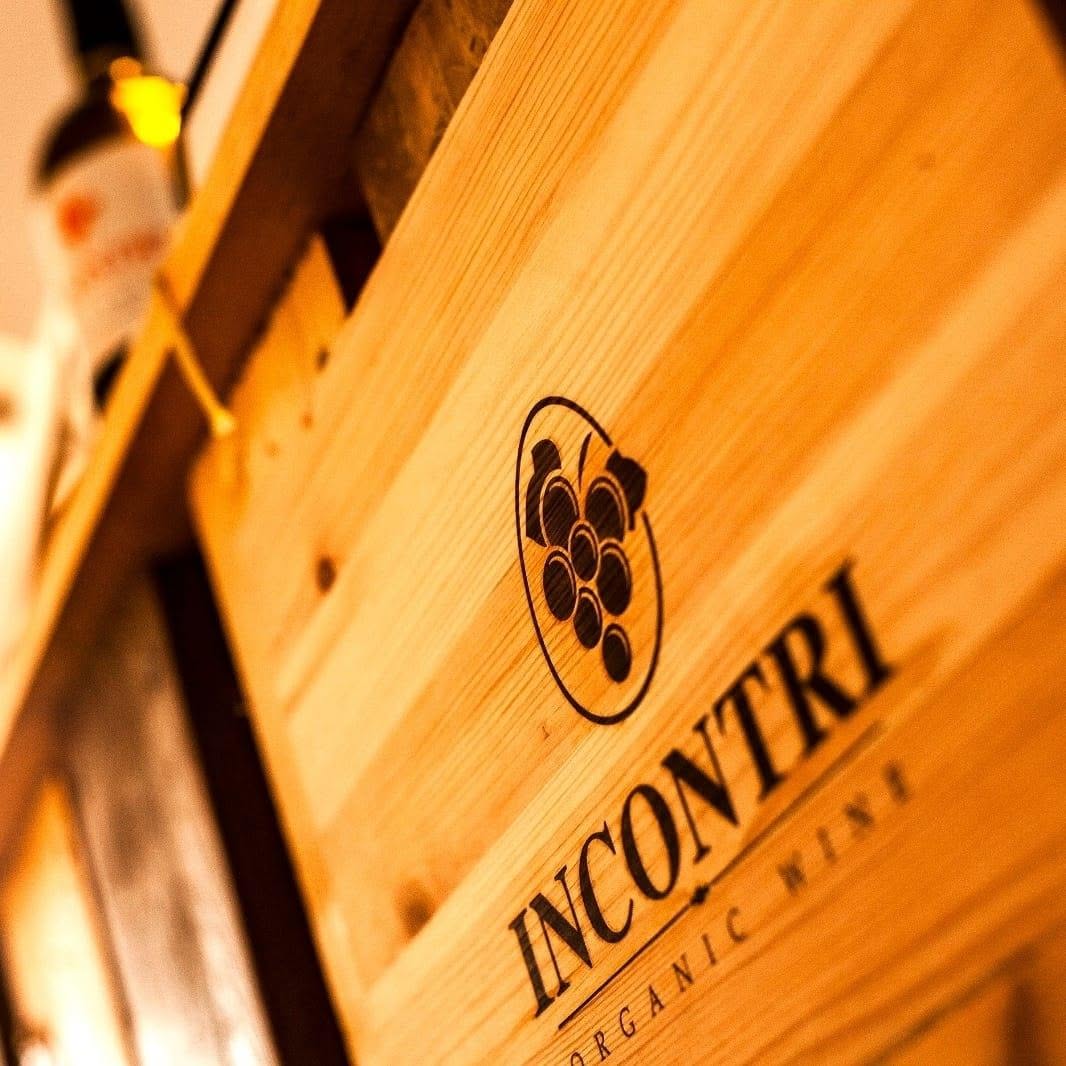 Cassetta in legno Cantina Incontri Organic Wine