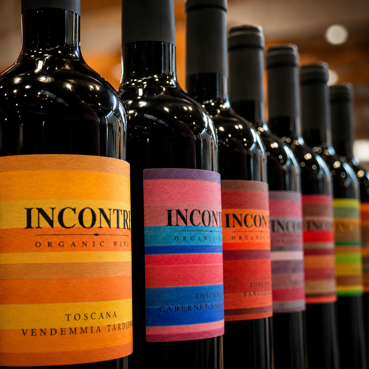 La collezione dei vini biologici Incontri